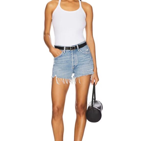 AGOLDE Parker vintage Jean shorts Festival Denim size 28 - Picture 9 of 15